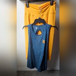 Blue Graphic Tank Top